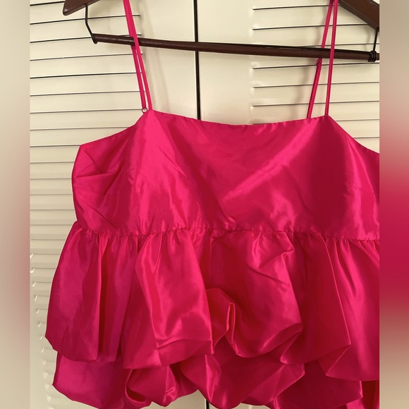 NWOT A New Day pink ruffled tank - Picture 2 of 4
